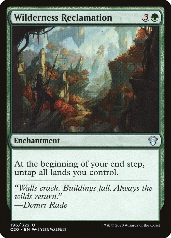 Wilderness Reclamation [Commander 2020] | Silver Goblin