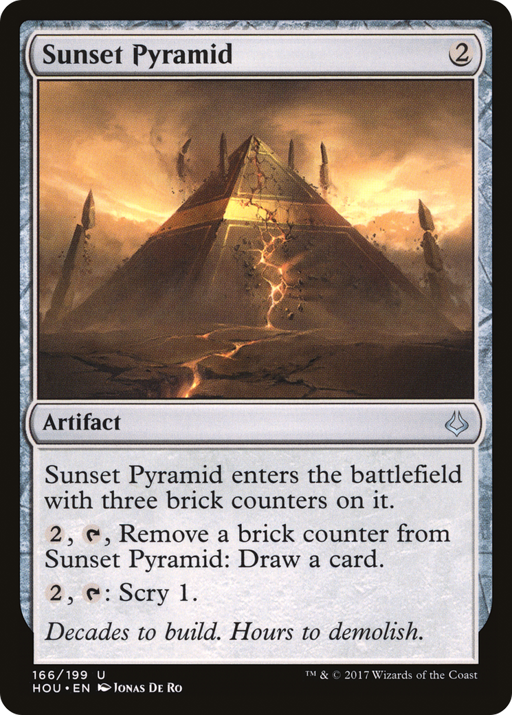 Sunset Pyramid [Hour of Devastation] Foil