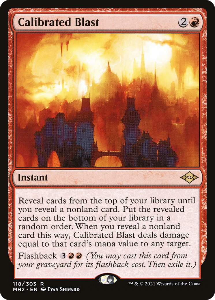 Calibrated Blast [Modern Horizons 2] Foil