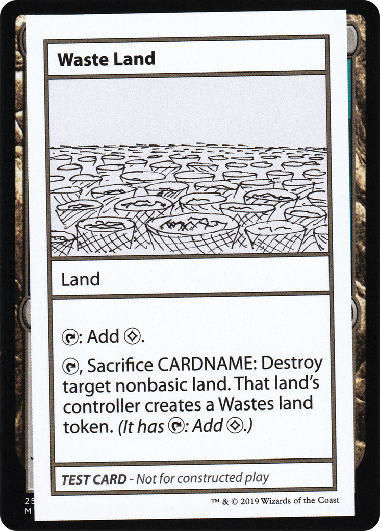 Waste Land (No PW Symbol) - Mystery Booster Playtest Cards 2021
