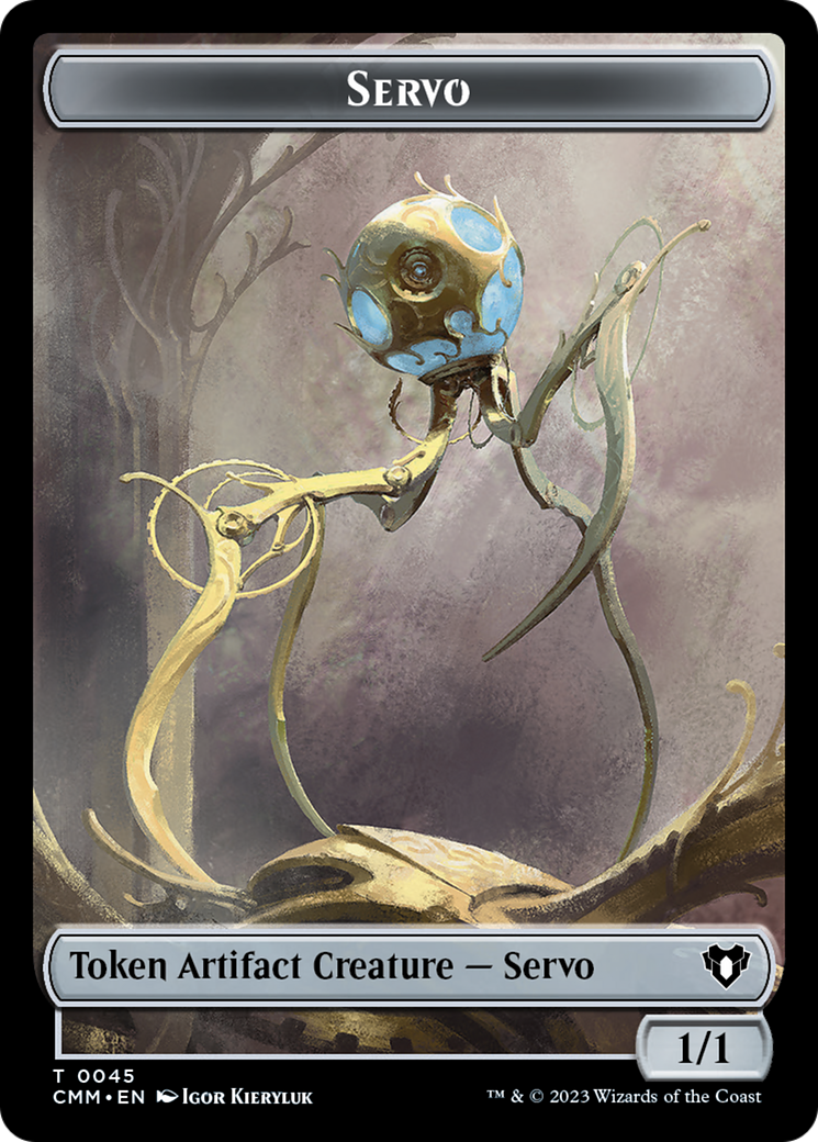 Servo Token [Commander Masters Tokens] | Silver Goblin