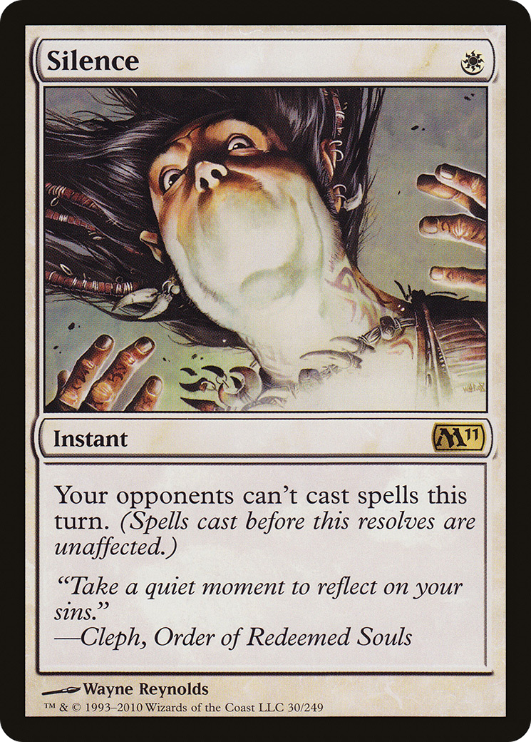 Silence (030) Foil - Magic 2011