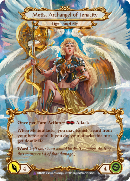 Figment of Tenacity // Metis, Archangel of Tenacity (Marvel) (DTD010) Cold Foil - Dusk till Dawn