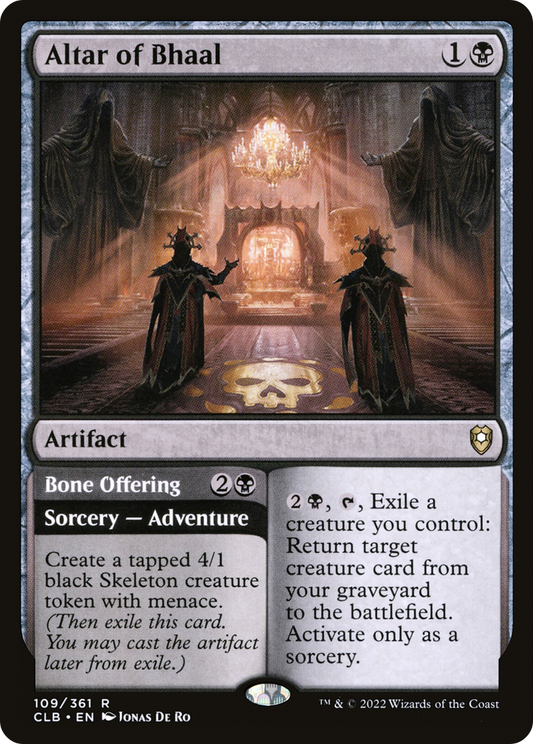 Altar of Bhaal (109) Foil - Commander Legends: Battle for Baldur's Gate