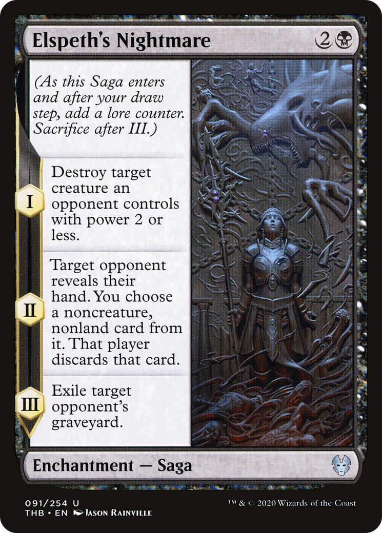 Elspeth's Nightmare (091) Foil - Theros Beyond Death
