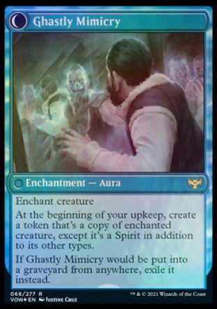 Mirrorhall Mimic // Ghastly Mimicry (68s) Foil - Innistrad: Crimson Vow Promos