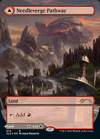 Needleverge Pathway (Borderless) (019) Foil - Secret Lair: Ultimate Edition