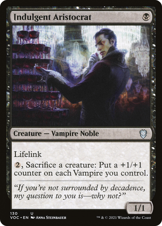 Indulgent Aristocrat (130) - Crimson Vow Commander
