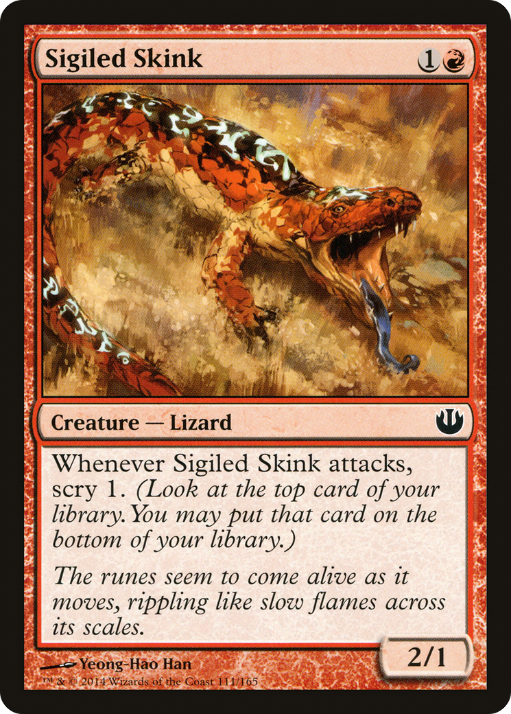 Sigiled Skink (111) Foil - Journey into Nyx