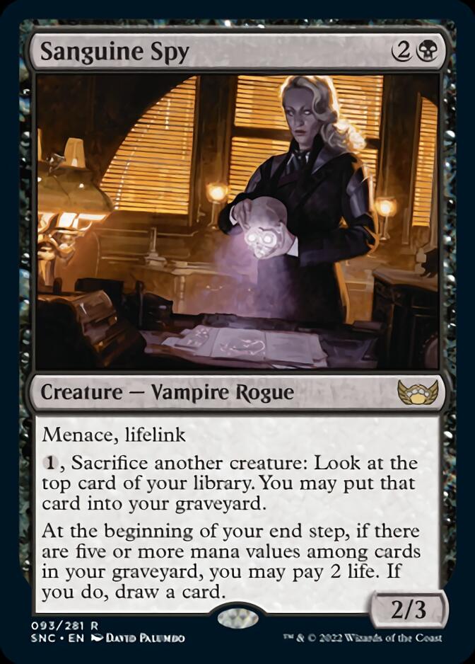 Sanguine Spy [Streets of New Capenna] | Silver Goblin