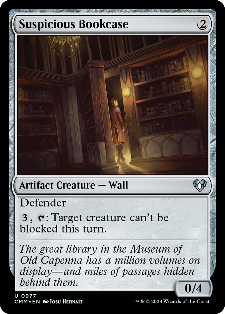 Suspicious Bookcase [Commander Masters] | Silver Goblin