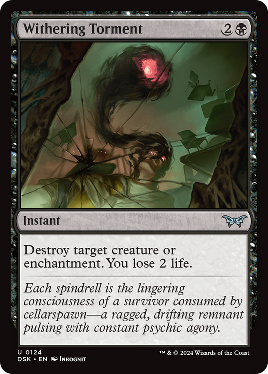 Withering Torment [Duskmourn: House of Horror] Foil