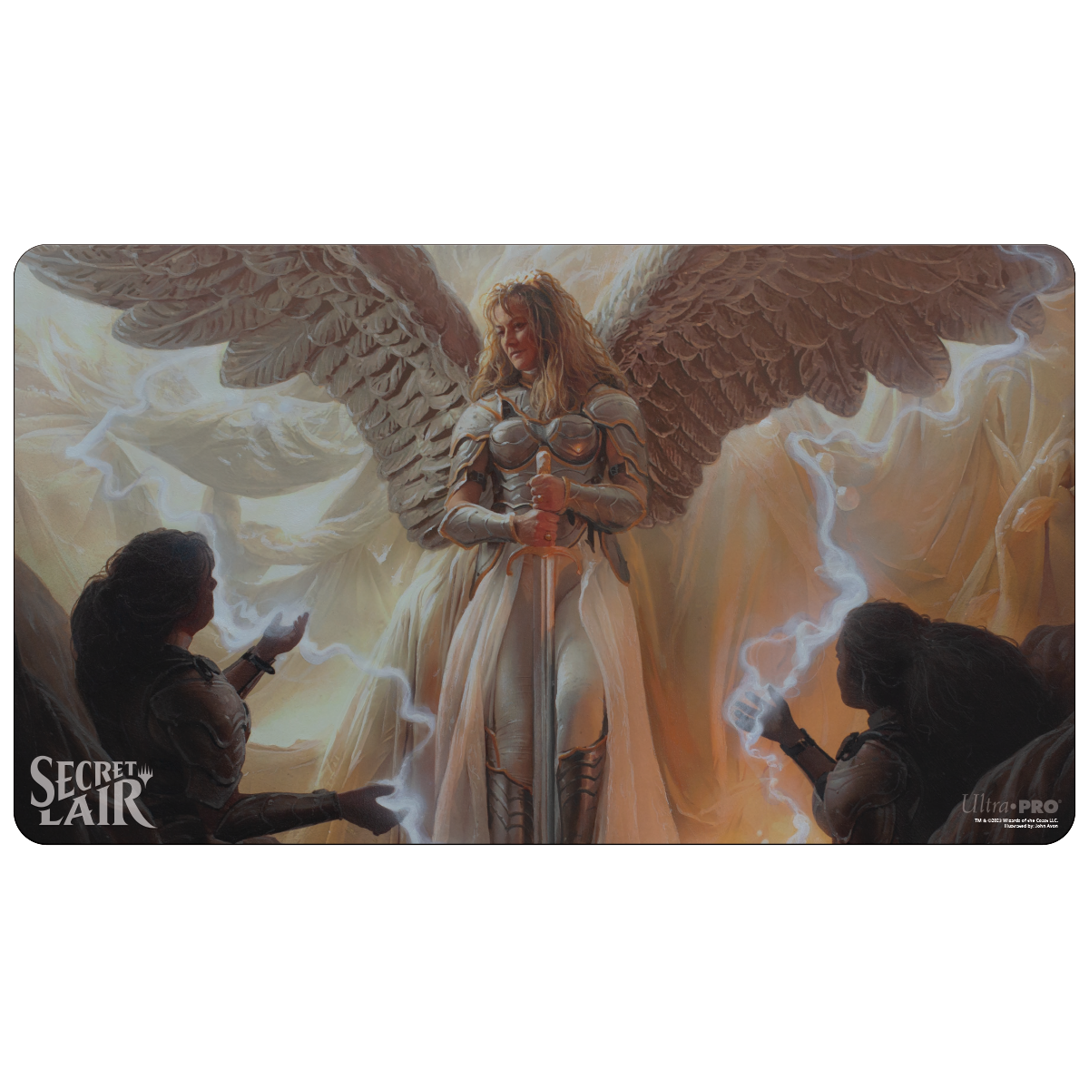 Secret Lair Drop Artist Series John Avon Playmat Serra Angel | Silver Goblin