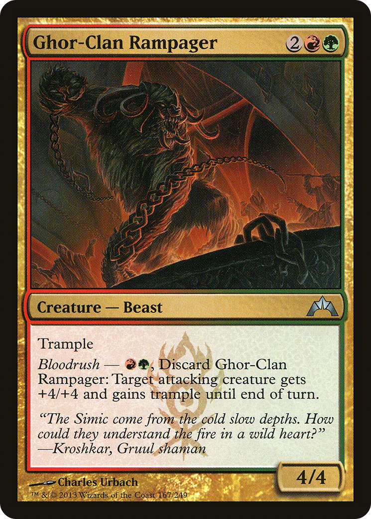 Ghor-Clan Rampager (167) - Gatecrash