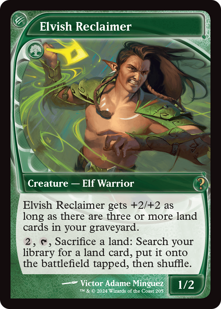Elvish Reclaimer (Future Sight) (205) - Mystery Booster 2