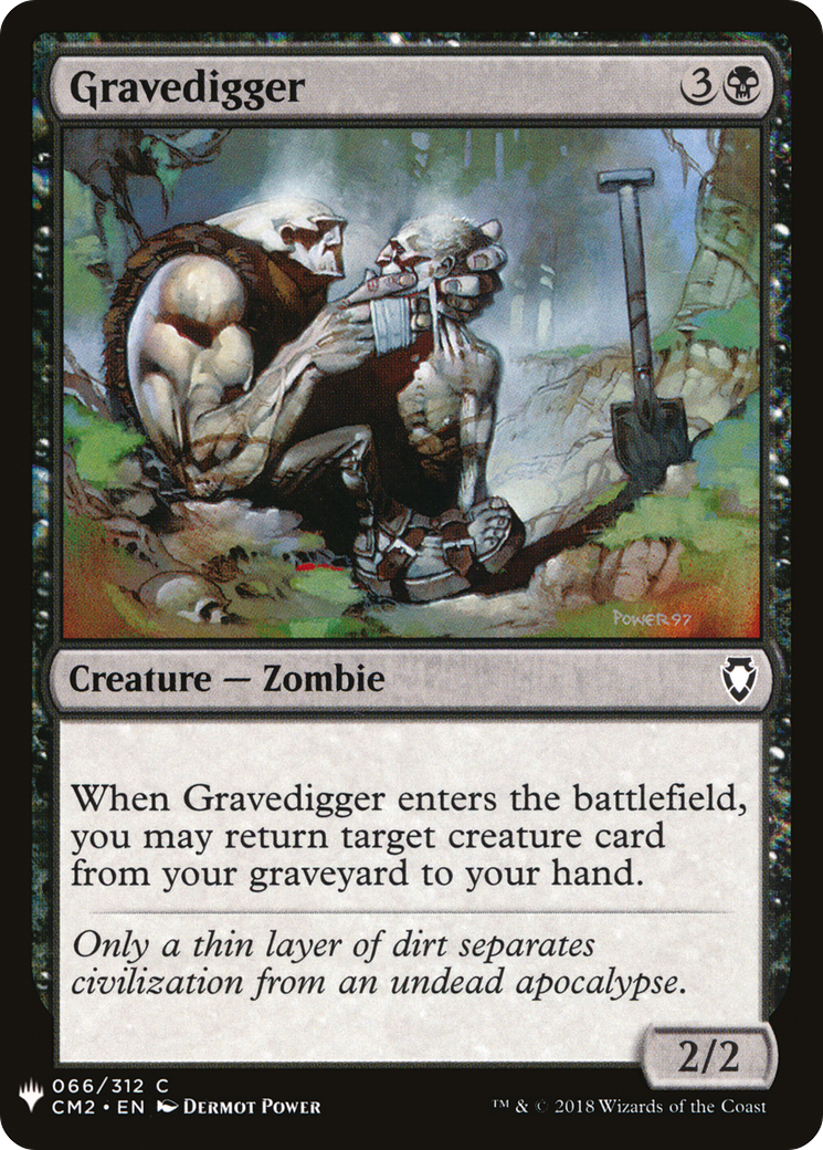 Gravedigger (CM2-66) - The List