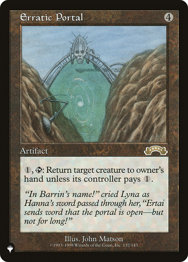 Erratic Portal (Retro) (EXO-132) - The List