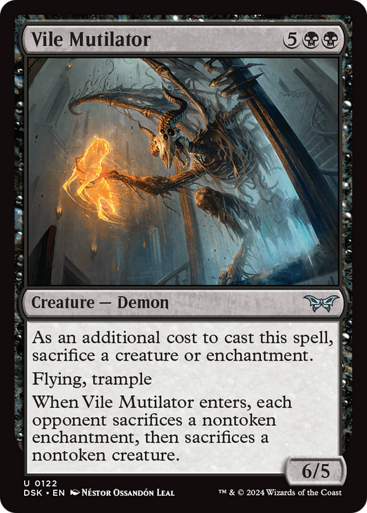 Vile Mutilator [Duskmourn: House of Horror] Foil