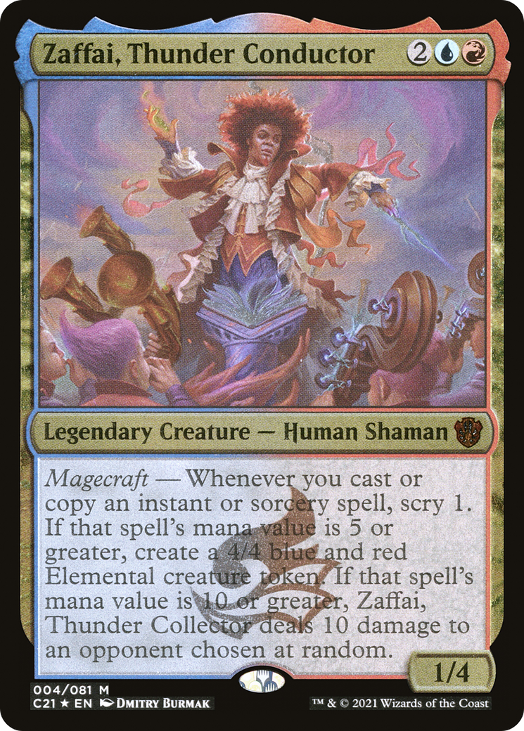 Zaffai, Thunder Conductor (Display Commander) [Commander 2021] | Silver Goblin