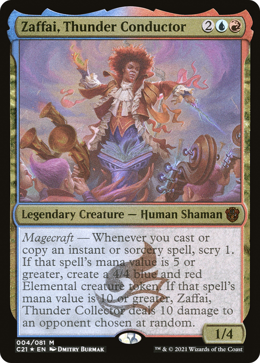 Zaffai, Thunder Conductor (Display Commander) [Commander 2021]