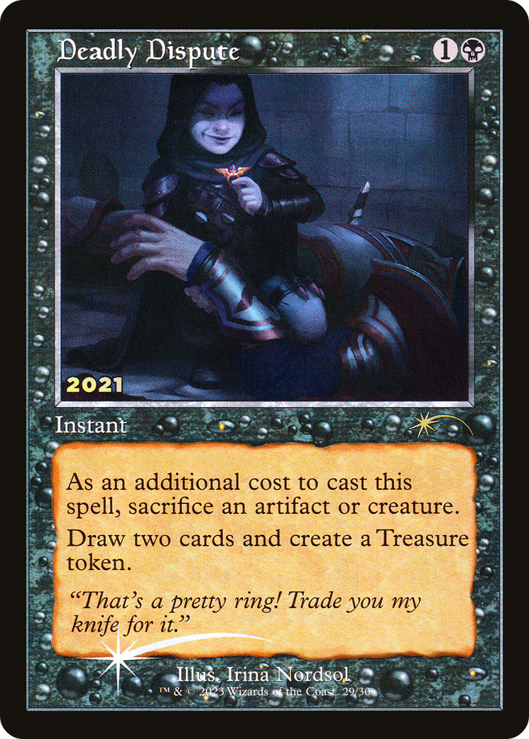 Deadly Dispute (Retro) (029) Foil - 30th Anniversary Play Promos