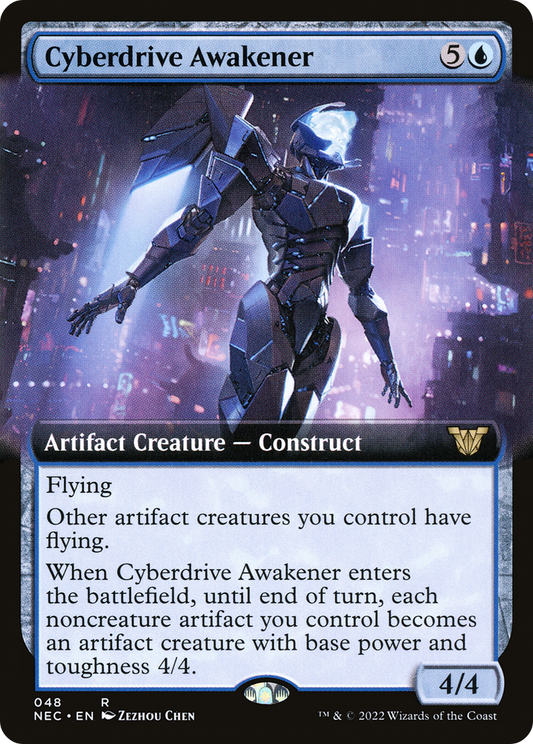Cyberdrive Awakener (Extended Art) (048) - Neon Dynasty Commander