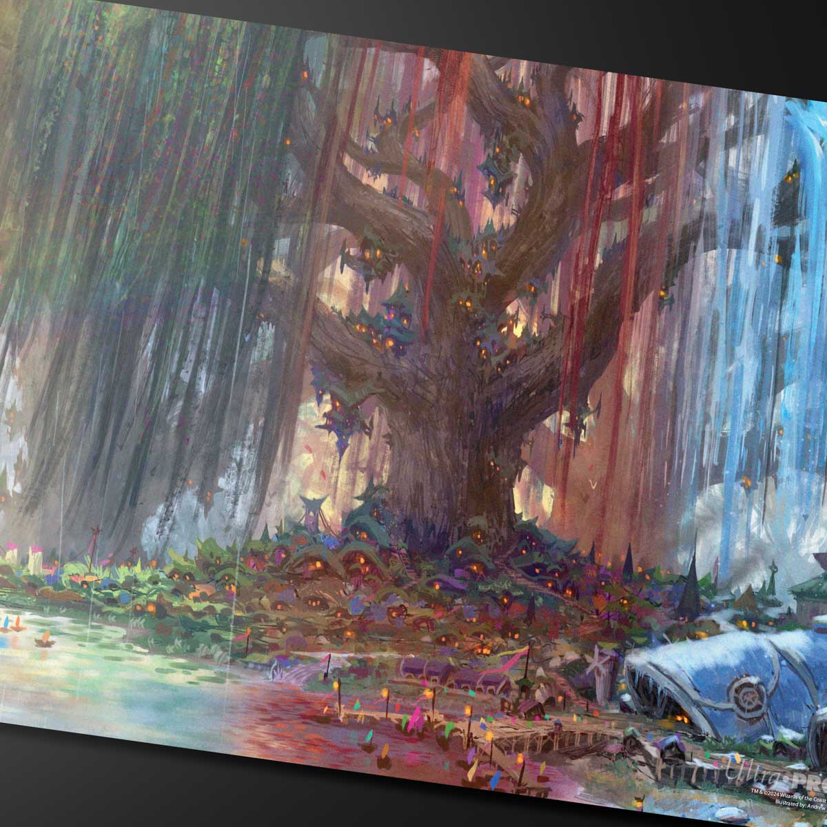 Bloomburrow Playmat Season Lands: Three Tree City | Silver Goblin