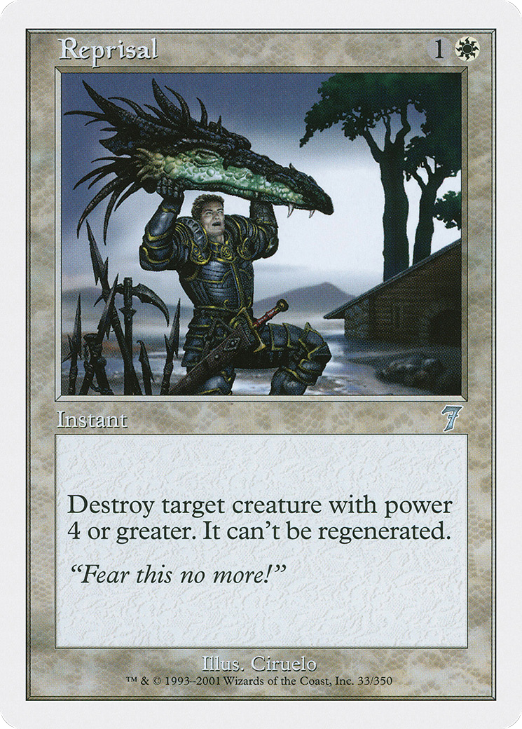 Reprisal (033) Foil - Seventh Edition