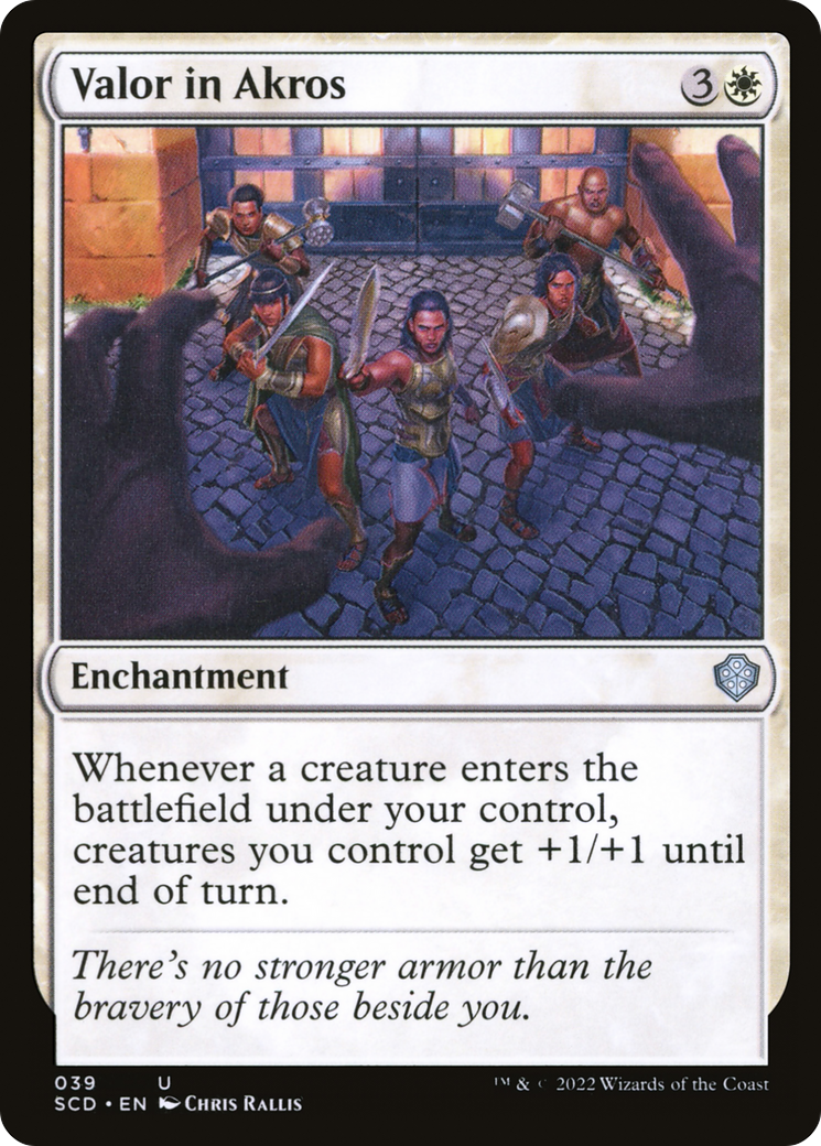 Valor in Akros (039) - Starter Commander Decks