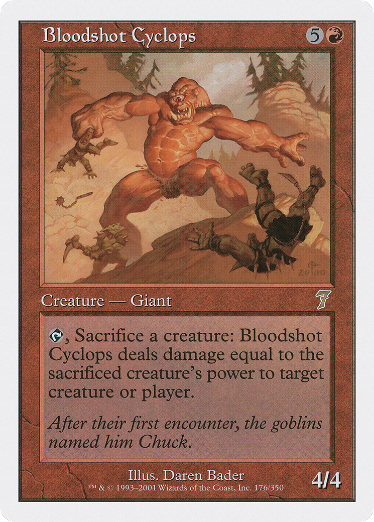 Bloodshot Cyclops (176) - Seventh Edition