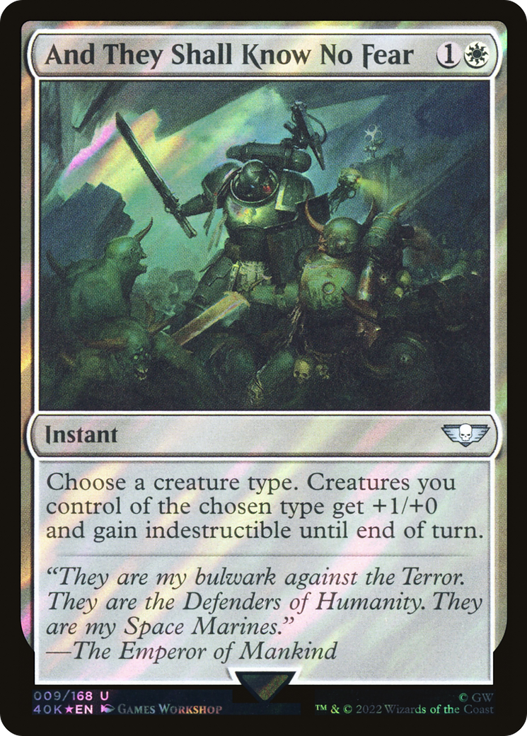 And They Shall Know No Fear (009) Surge Foil - Warhammer 40,000 Commander