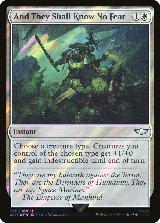 And They Shall Know No Fear (009) Surge Foil - Warhammer 40,000 Commander