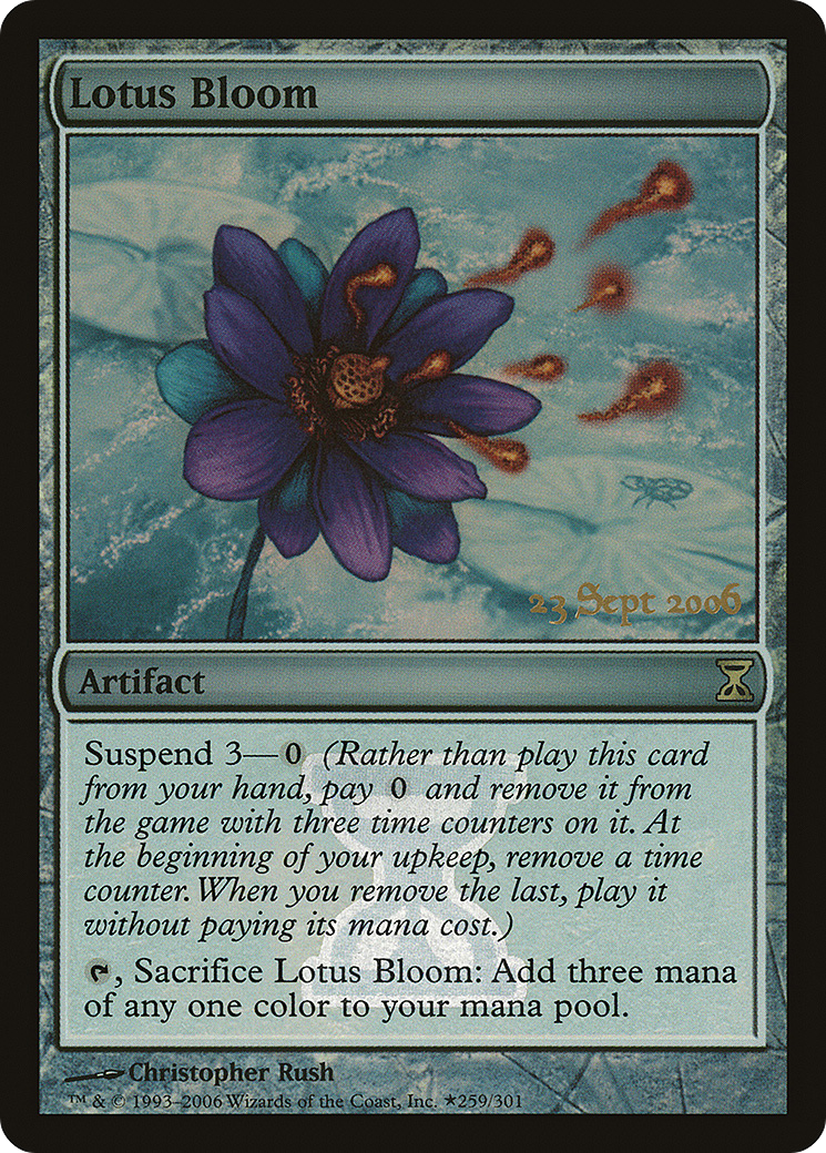 Lotus Bloom (259★) Foil - Time Spiral Promos