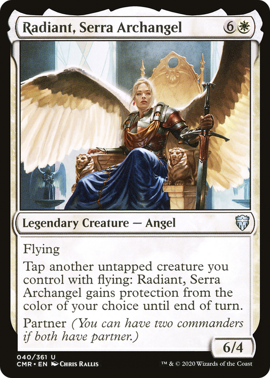 Radiant, Serra Archangel (040) - Commander Legends