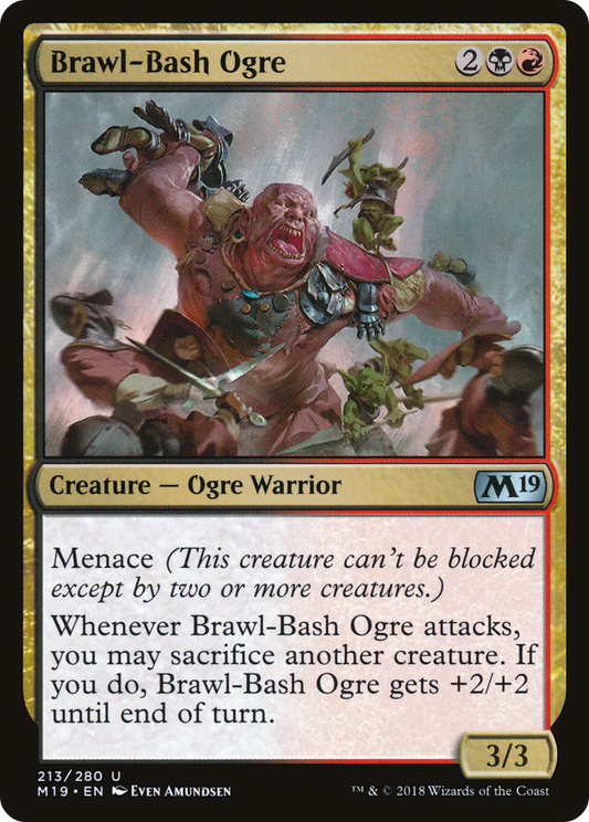 Brawl-Bash Ogre (213) - Core Set 2019