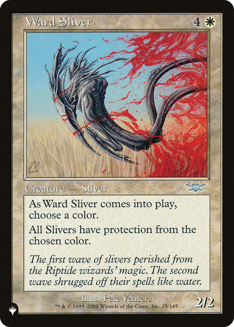 Ward Sliver [The List Reprints] | Silver Goblin