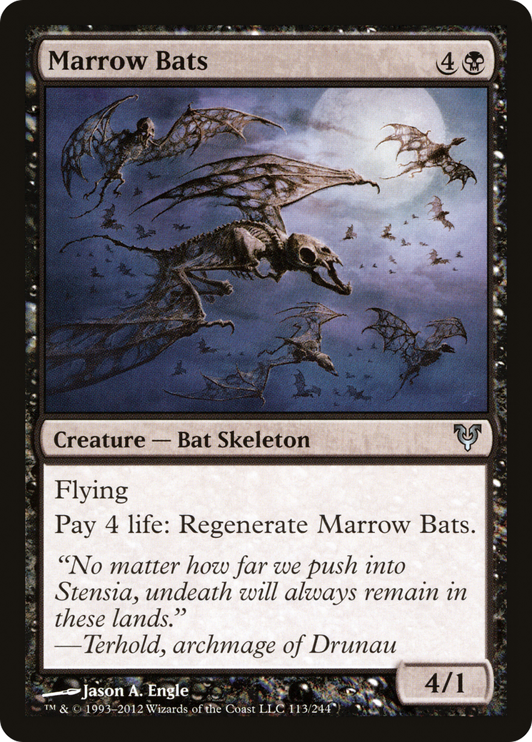 Marrow Bats (113) Foil - Avacyn Restored