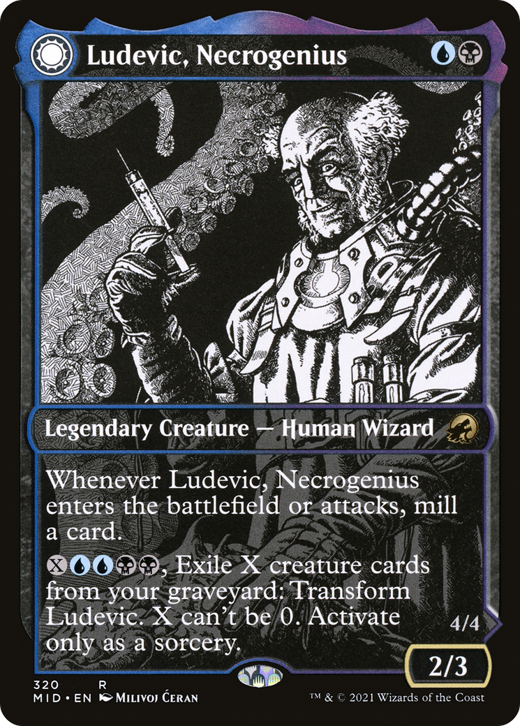 Ludevic, Necrogenius (Showcase) (320) - Innistrad: Midnight Hunt