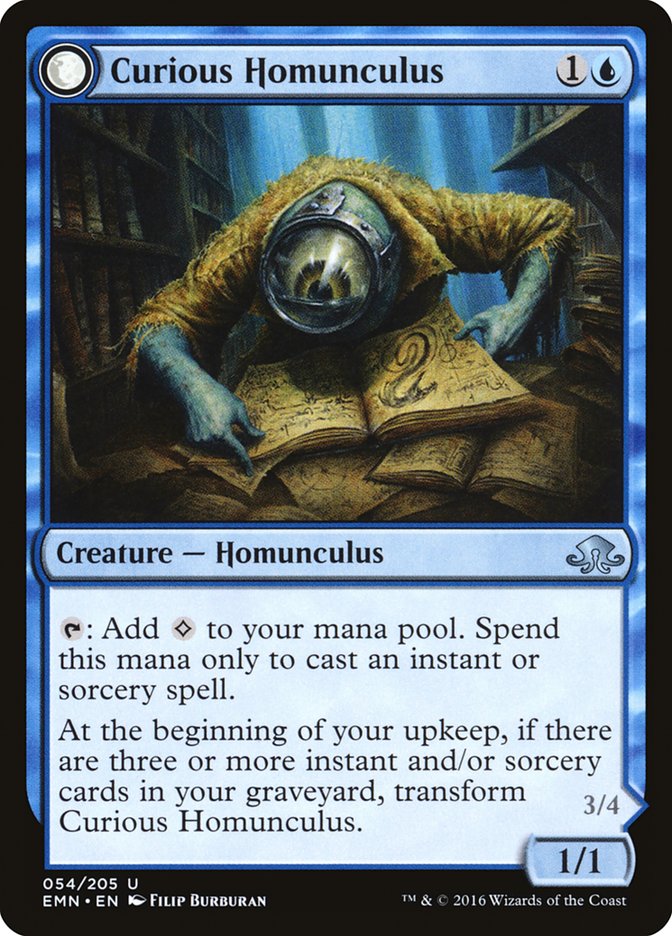 Curious Homunculus (054) Foil - Eldritch Moon