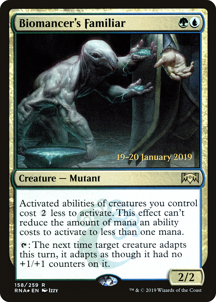 Biomancer's Familiar (158s) Foil - Ravnica Allegiance Promos