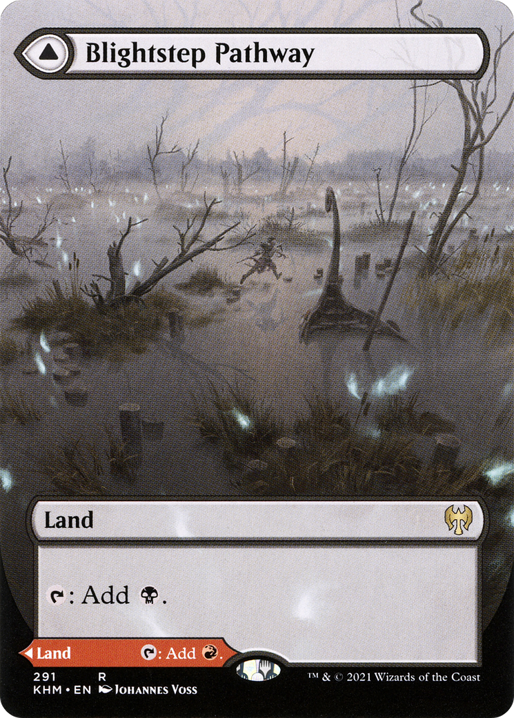 Blightstep Pathway // Searstep Pathway (Showcase) (291) Foil - Kaldheim