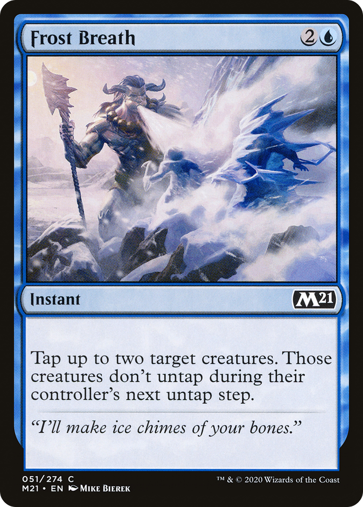 Frost Breath (051) Foil - Core Set 2021