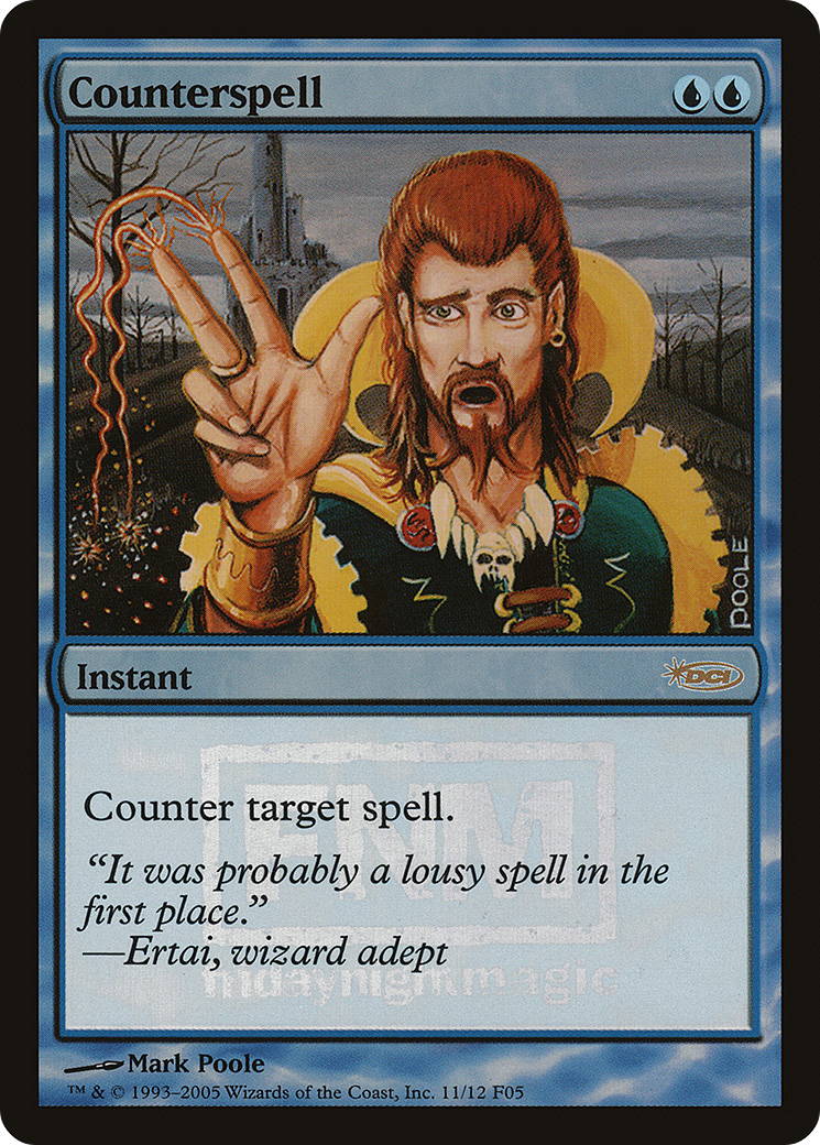 Counterspell (011) Foil - Friday Night Magic 2005