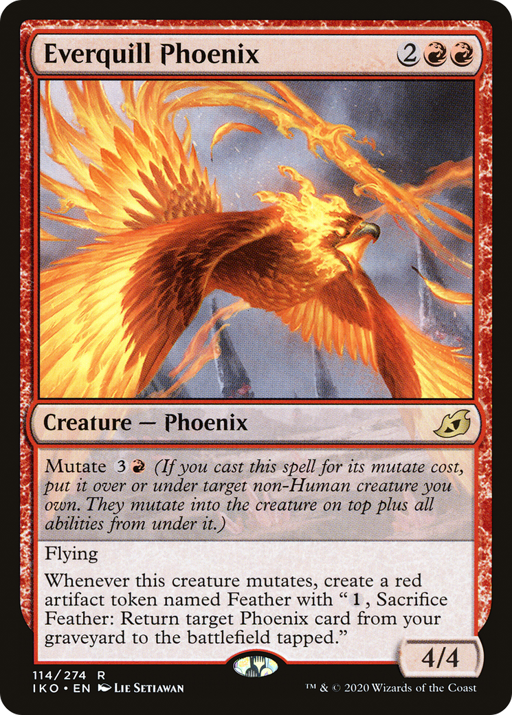 Everquill Phoenix (114) Foil - Ikoria: Lair of Behemoths