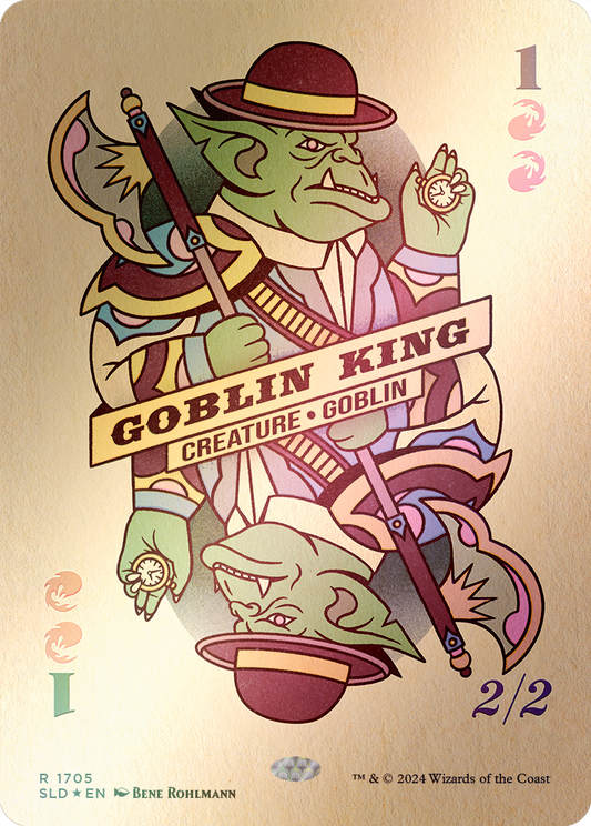 Goblin King (1705) (Rainbow Foil) (1705) Foil - Secret Lair Drop Series