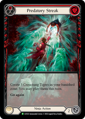 Predatory Streak (Red) [LGS122] (Promo)  Rainbow Foil | Silver Goblin