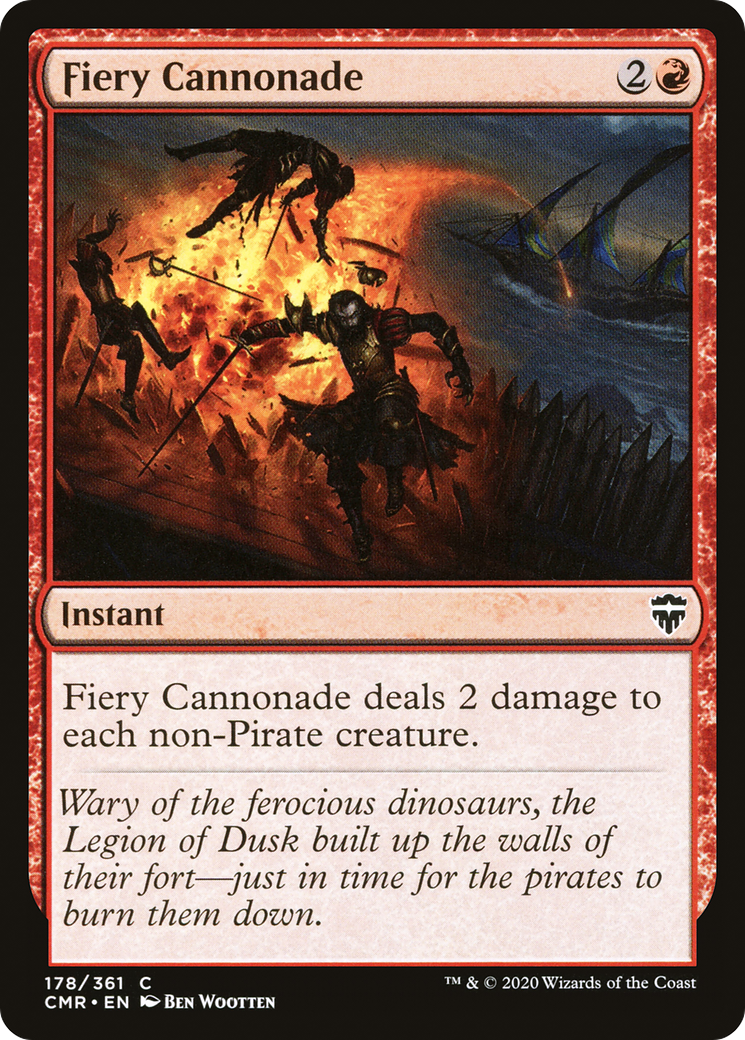 Fiery Cannonade (178) Foil - Commander Legends