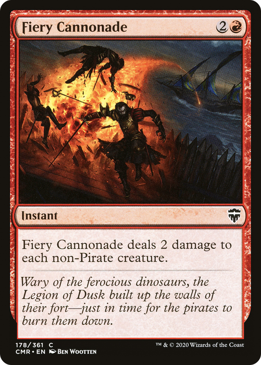 Fiery Cannonade (178) - Commander Legends
