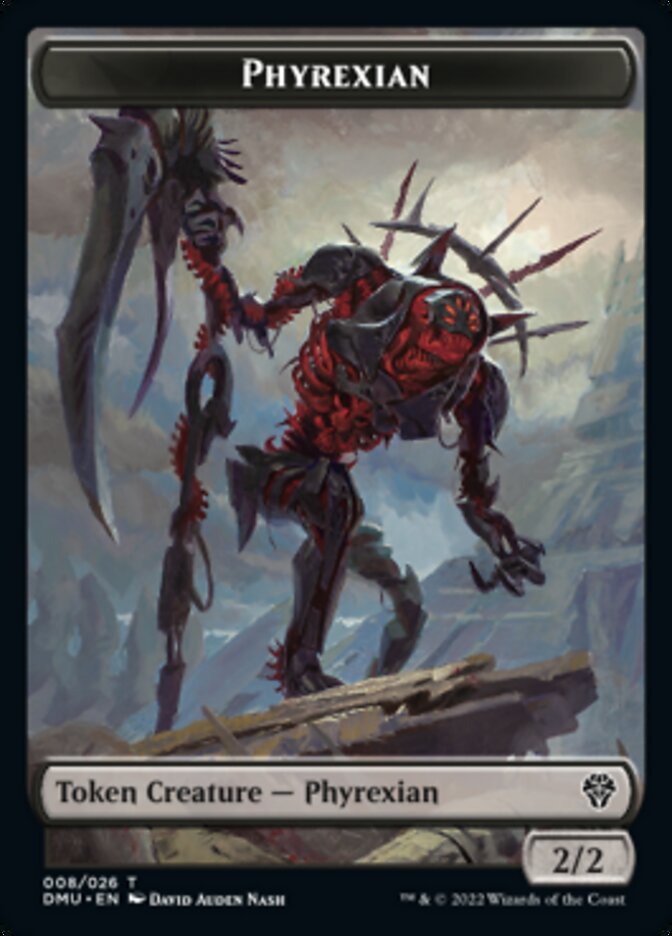 Phyrexian Token [Dominaria United Tokens] | Silver Goblin