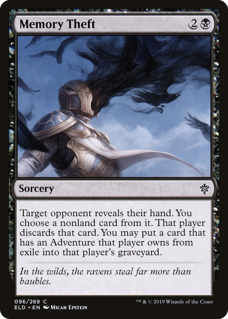 Memory Theft (096) Foil - Throne of Eldraine